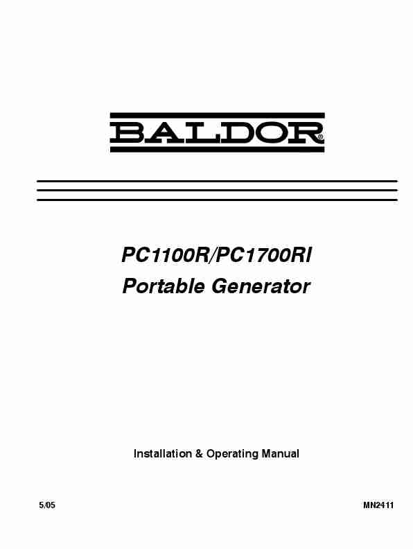 Baldor Portable Generator PC1100R-page_pdf